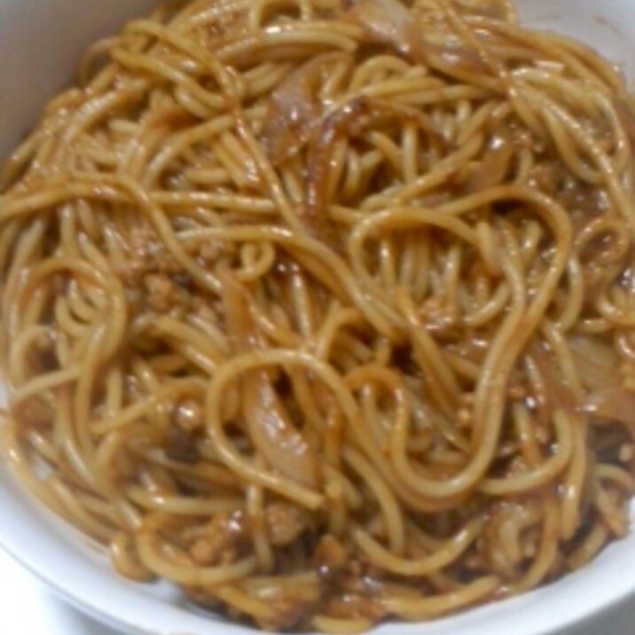 くせになる　焼きカレースパゲティ